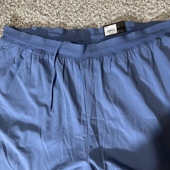FLX Shorts Mens 2XL Blue Lined Running Training Zip Pocket Performance Athletic - Picture 3 of 12